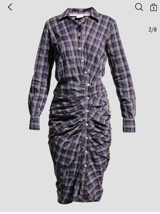 Veronica Beard Dresses & Skirts - Veronica Beard Perenna Plaid Shirtdress Size 2